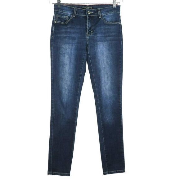L&B Skinny Leg Jeans Women's Size 6 Medium Wash Blue Denim 32X30.5 - Picture 1 of 11